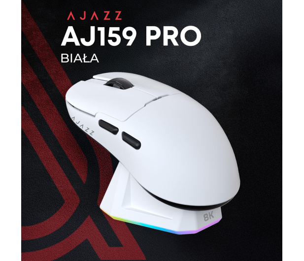 Ajazz AJ159PRO 3395-8K ze stacją dokującą biała - 1536398 - zdjęcie 4